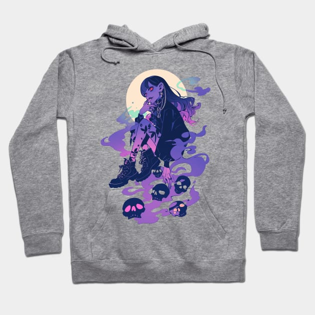 Pastel Moon Child Hoodie by DarkSideRunners